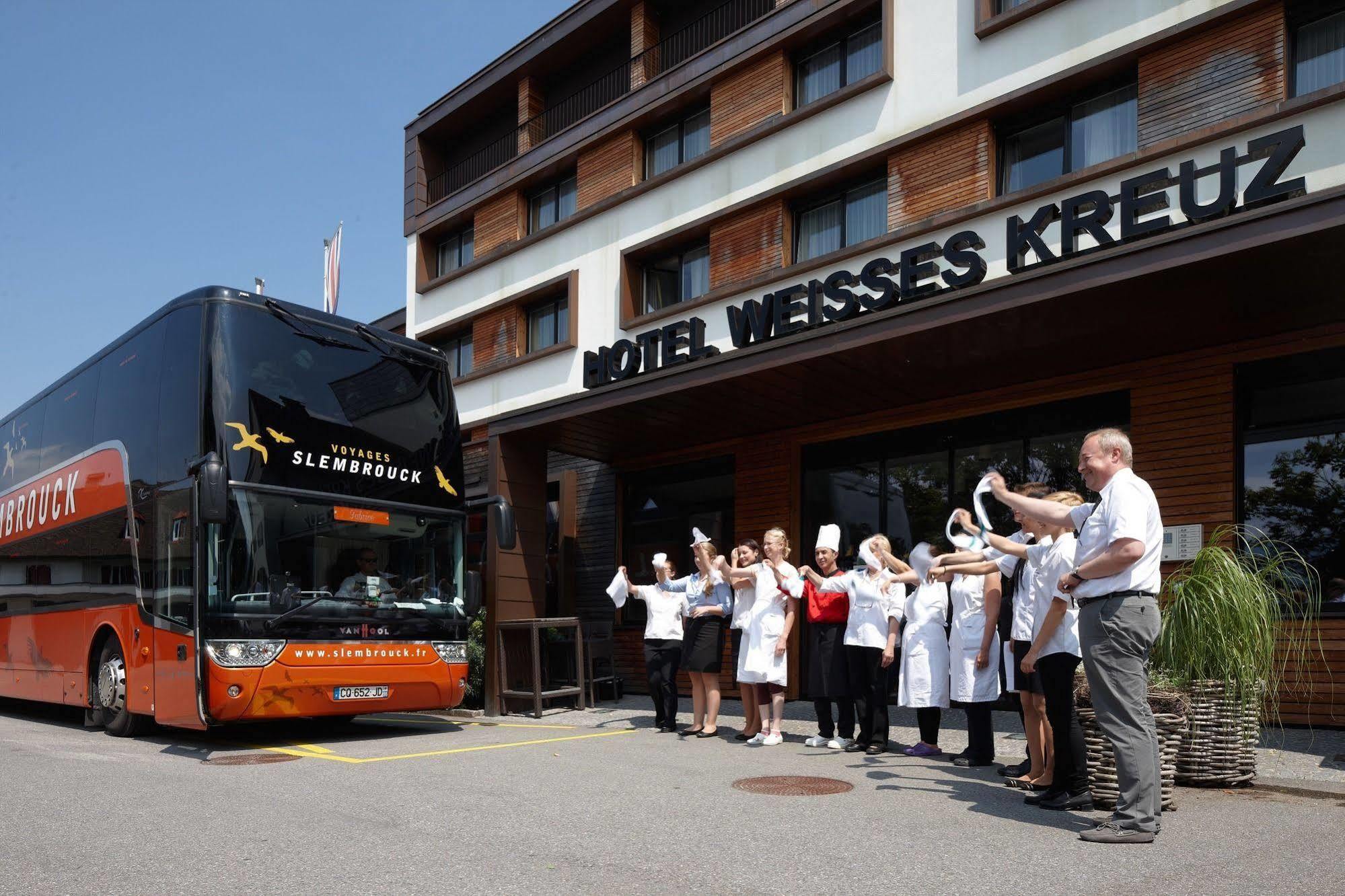 Hotel Weisses Kreuz Feldkirch Bagian luar foto